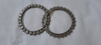 Traditional silver oxidised bangles