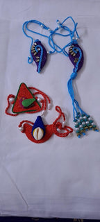 Combo rakhi set for Rakshabandhan festival (4 pcs including Bhai- Bhabhi set)