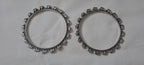 Traditional silver oxidised bangles