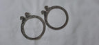 Traditional silver oxidised bangles