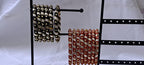 Red and black colour traditional kundan n gotta patti bangles with zari box  (set of 14 bangles)