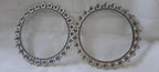Traditional silver oxidised bangles