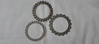 Combo offer of 3 single traditional silver oxidised bangles