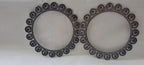 Traditional silver oxidised bangles