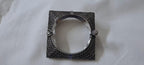 Silver oxidised bracelet/kada