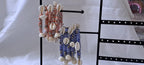 Orange and blue colour traditional zari thread and kori bangles (set of 10 Bangles)