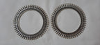 Traditional silver oxidised bangles