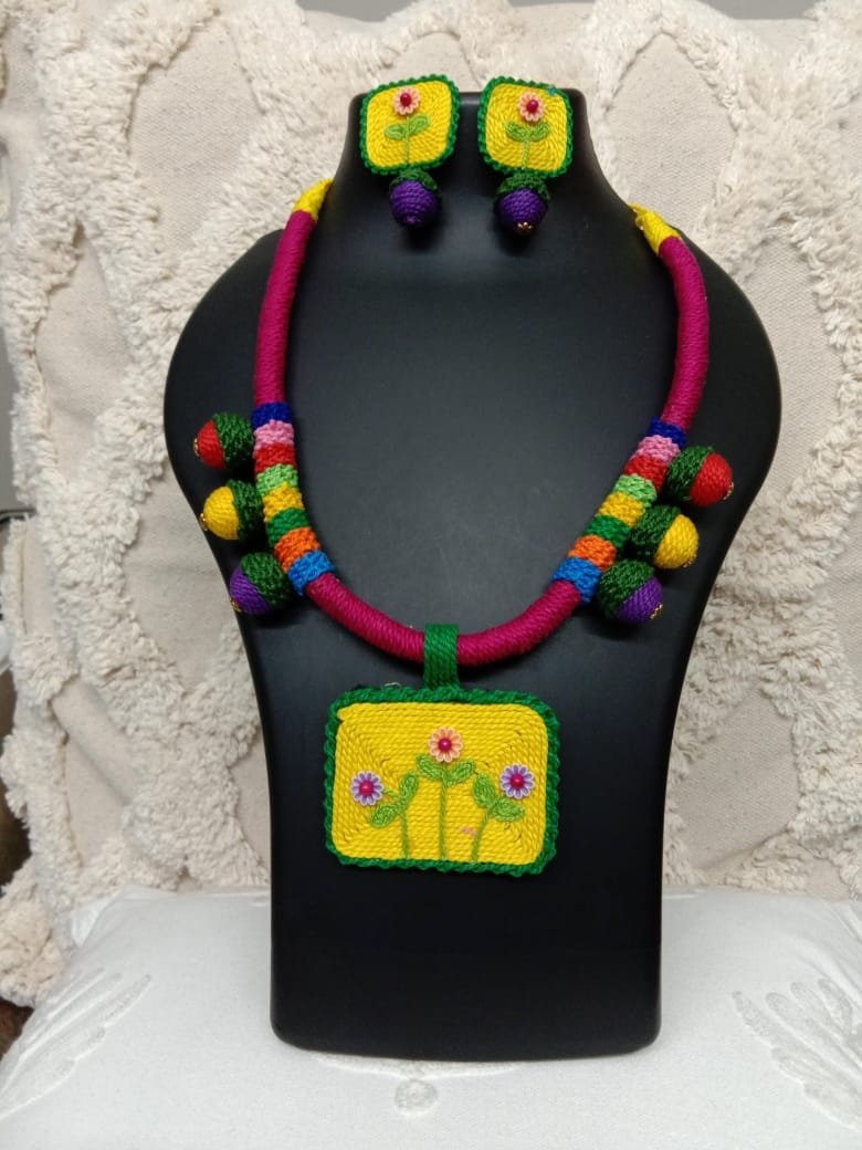 Handmade thread jewellery for summers