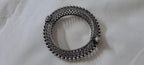 Silver oxidised bracelet/kada