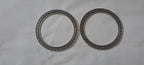 Traditional silver oxidised bangles