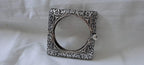 Silver oxidised bracelet/kada
