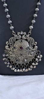 Exclusive light weight silver oxidised set.