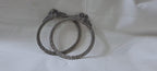 Traditional silver oxidised bangles with peacock