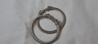Traditional silver oxidised bangles with lion face