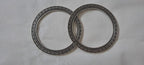 Traditional silver oxidised bangles