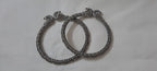 Traditional silver oxidised bangles