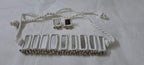 Kutchwork glass necklace set with matching earrings