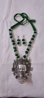 Silver Oxidised Jewellery for Durga Puja