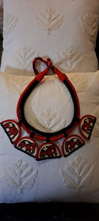 Handmade Thread Necklace with Elephant Pendants