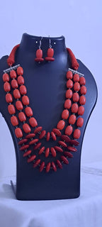 Multilayered Beads Necklace Set