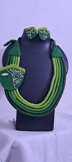 Handmade Thread Jewellery with Unique Durga Pendant