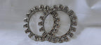 Traditional silver oxidised bangles