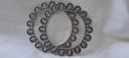 Traditional silver oxidised bangles