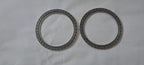 Traditional silver oxidised bangles