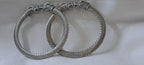 Traditional silver oxidised bangles with lion face