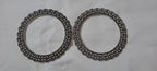 Traditional silver oxidised bangles