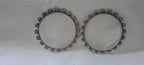 Traditional silver oxidised bangles