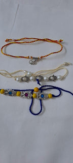 Combo rakhi set for Rakshabandhan festival (5 pcs )