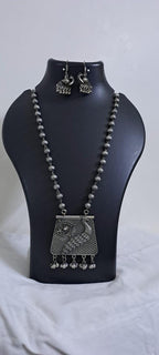 Exclusive light weight silver oxidised set.