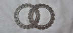 Traditional silver oxidised bangles