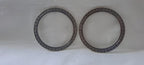 Traditional silver oxidised bangles