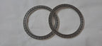 Traditional silver oxidised bangles