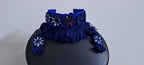 Handmade Kutch Glass work choker necklace with glass work earrings