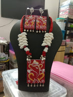 Hand painted Ganesha Jewellery Set