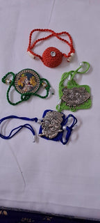 Combo rakhi set for Rakshabandhan festival (4 pcs )