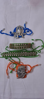 Combo rakhi set for Rakshabandhan festival (4 pcs including Bhai- Bhabhi set)