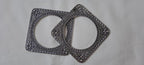 Traditional silver oxidised bangles