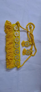 Handmade Kutch Glass work choker necklace with glass work earrings