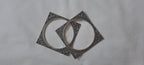Traditional silver oxidised bangles