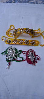 Combo rakhi set for Rakshabandhan festival (4 pcs including Bhai- Bhabhi set)