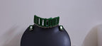 Kutchwork glasswork necklace set with matching earrings