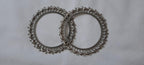 Traditional silver oxidised bangles