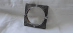 Silver oxidised bracelet/kada