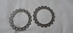 Traditional silver oxidised bangles